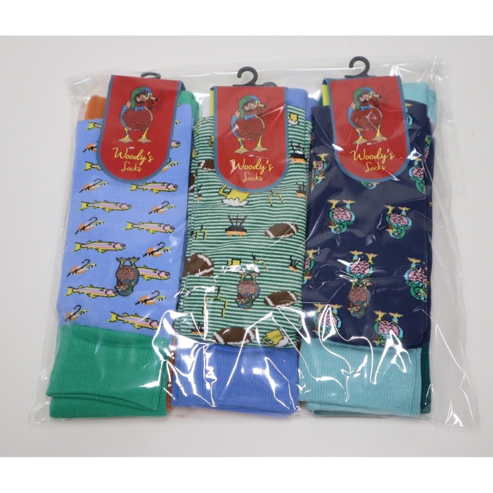 Woody's Men's Six Pack of Socks